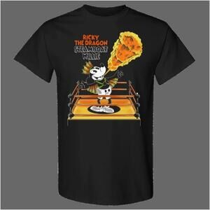 Ricky Steamboat Willie Parody Cartoon Wrestling Unisex T-Shirt